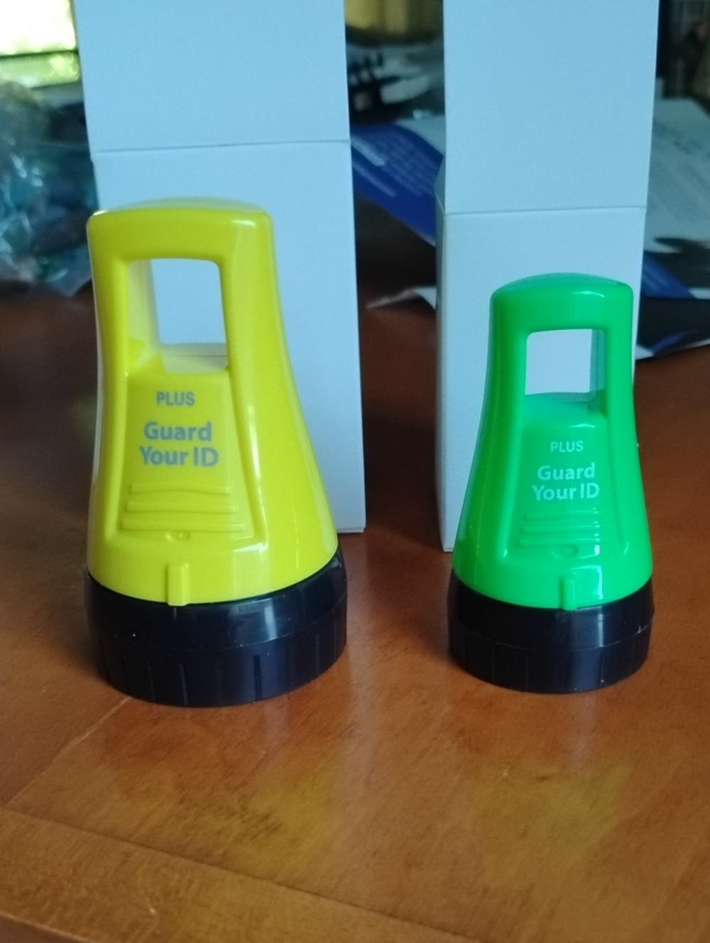 Guard Your ID Protective Stamp - Yellow and Green